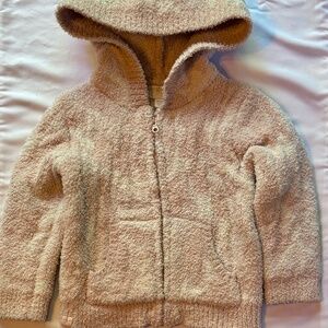 Barefoot dreams cozy chic zip up hoodie 2T-3T